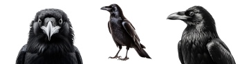 Raven & Crow - Intelligent Birds 27xPNG