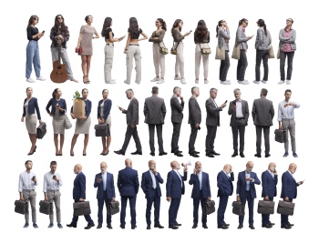 Business People at Work 33xPNG