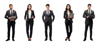 Business People at Work 33xPNG