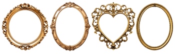 Gothic Frames #3, Transparent 25xPNG