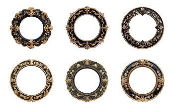 Gothic Frames #3, Transparent 25xPNG