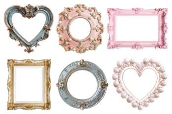 Gothic Frames #3, Transparent 25xPNG