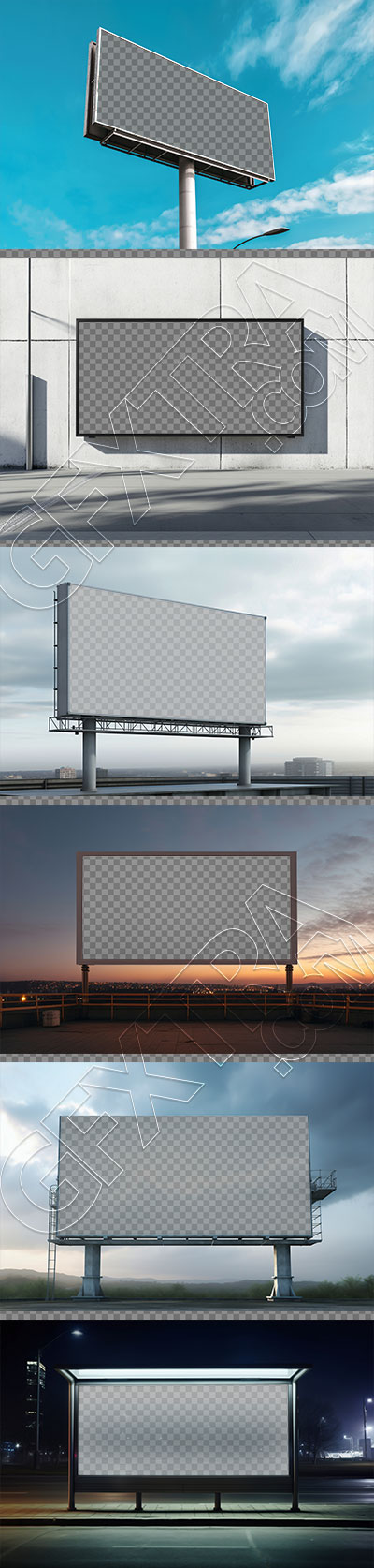 AD Screen & Board Mockups 25xPNG
