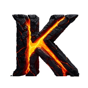 Lava Stone Letters 26xPNG