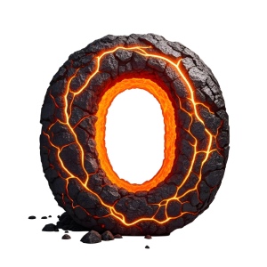 Lava Stone Letters 26xPNG