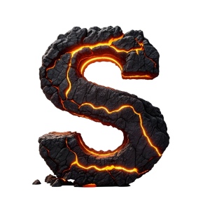 Lava Stone Letters 26xPNG