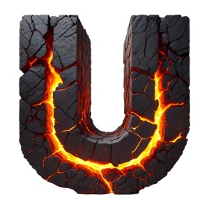 Lava Stone Letters 26xPNG