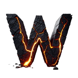 Lava Stone Letters 26xPNG