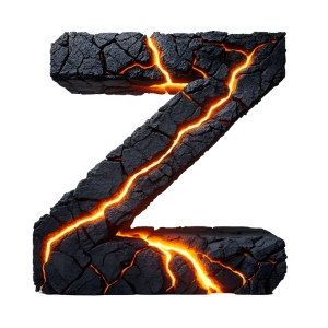 Lava Stone Letters 26xPNG