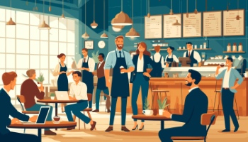 Restaurant, Cafe and Kitchen Illustrations 33xAI
