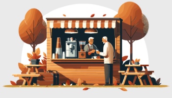 Restaurant, Cafe and Kitchen Illustrations 33xAI
