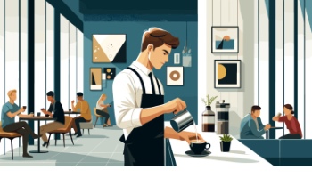 Restaurant, Cafe and Kitchen Illustrations 33xAI
