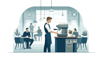 Restaurant, Cafe and Kitchen Illustrations 33xAI