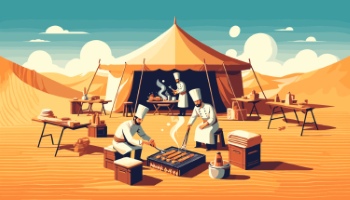 Restaurant, Cafe and Kitchen Illustrations 33xAI