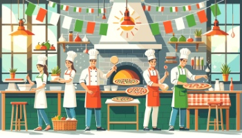 Restaurant, Cafe and Kitchen Illustrations 33xAI