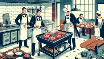 Restaurant, Cafe and Kitchen Illustrations 33xAI