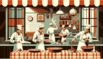 Restaurant, Cafe and Kitchen Illustrations 33xAI