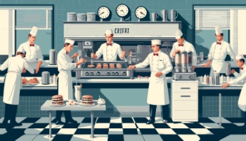 Restaurant, Cafe and Kitchen Illustrations 33xAI