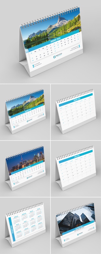 New Year 2026 Calendar Templates 29xINDT, 9xAIT