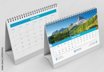 New Year 2026 Calendar Templates 29xINDT, 9xAIT