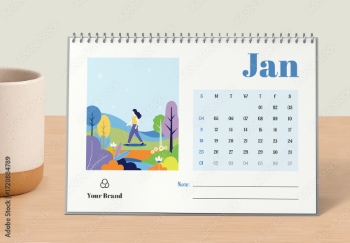 New Year 2026 Calendar Templates 29xINDT, 9xAIT