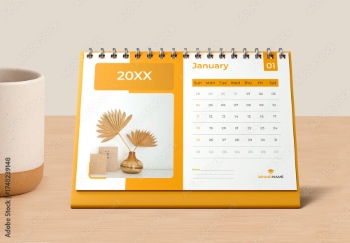 New Year 2026 Calendar Templates 29xINDT, 9xAIT
