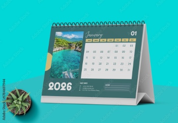 New Year 2026 Calendar Templates 29xINDT, 9xAIT