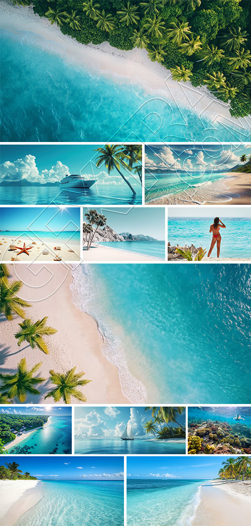 Turquase Seasides #2, 25xJPEG