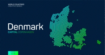 Abstract Maps of Countries with Circle Lines 47xAI Abstract Maps of Countries with Circle Lines 47xAI