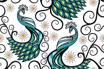 Peacock Patterns, Artworks & Backgrounds 34xAI