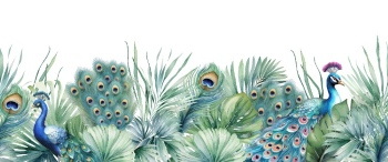 Peacock Patterns, Artworks & Backgrounds 34xAI