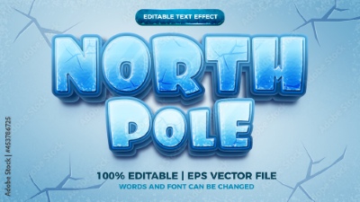 Winter, Ice & Snow Text Effects #1, 26xAI