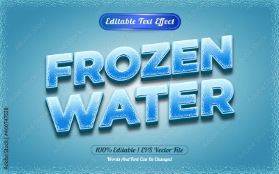 Winter, Ice & Snow Text Effects #1, 26xAI