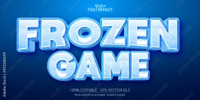 Winter, Ice & Snow Text Effects #1, 26xAI