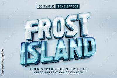 Winter, Ice & Snow Text Effects #2, 26xAI