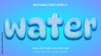 Winter, Ice & Snow Text Effects #2, 26xAI
