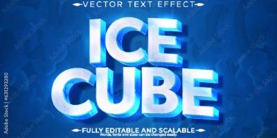 Winter, Ice & Snow Text Effects #2, 26xAI