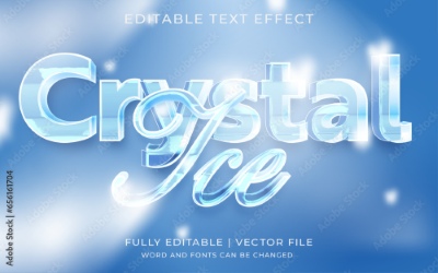 Winter, Ice & Snow Text Effects #2, 26xAI