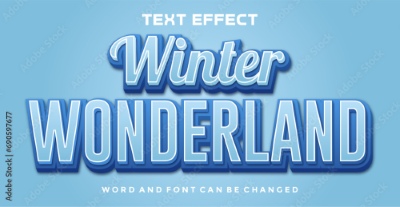 Winter, Ice & Snow Text Effects #2, 26xAI
