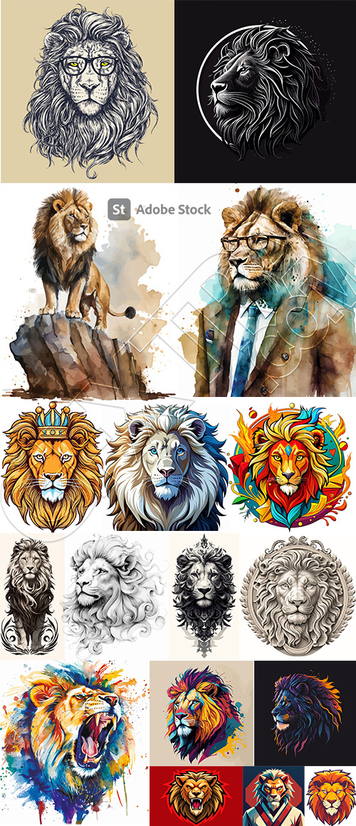 Lion Vectors #3, 29xAI