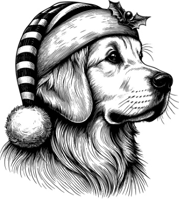 Hand Drawn Dog Vector Sketches #2, 25xAI