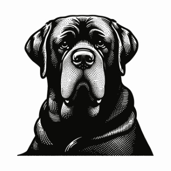 Hand Drawn Dog Vector Sketches #2, 25xAI