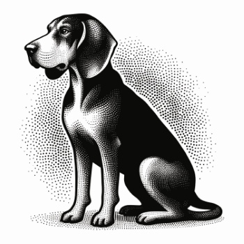 Hand Drawn Dog Vector Sketches #2, 25xAI