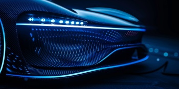 Headlights and Curved Edges of Carbon Fiber Themes 30xJPEG