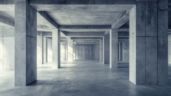 Empty Dark Spacious Interiors with Reflections 30xJPEG