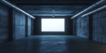 Empty Dark Spacious Interiors with Reflections 30xJPEG