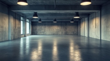 Empty Dark Spacious Interiors with Reflections 30xJPEG