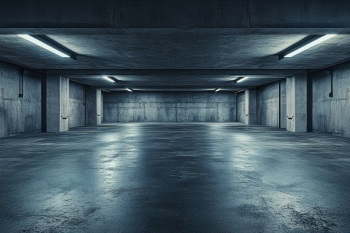 Empty Dark Spacious Interiors with Reflections 30xJPEG