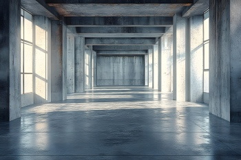 Empty Dark Spacious Interiors with Reflections 30xJPEG