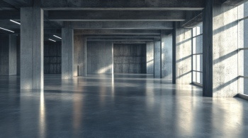 Empty Dark Spacious Interiors with Reflections 30xJPEG